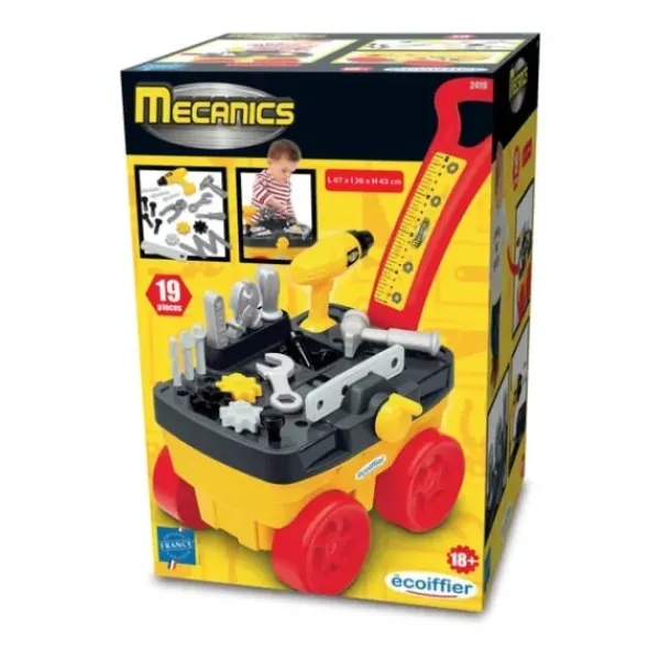 Ecoiffier Bricolage<Chariot A Outils Mecanics
