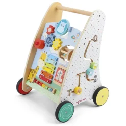 WOOD N PLAY Activités D'éveil<Chariot De Marche En Bois Multi-Activités