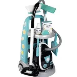 Smoby Nettoyage, Ménage<Chariot De Ménage + Aspirateur Electronique - 9 Accessoires