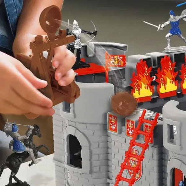 Invincible Heroes Heros & Univers<Chateau Fort Medieval Et Dragon - 50 Accessoires