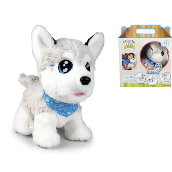 Simba Dickie Peluches Interactives<Chien Husky Interactif Chi Chi Love 30 Cm