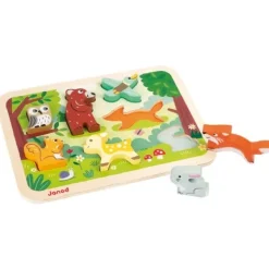 Janod Puzzle Bébé / Enfant<Chunky Puzzle Foret