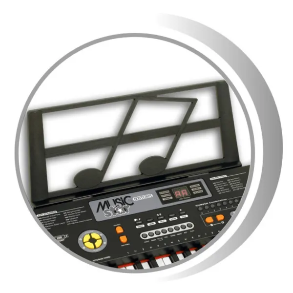 Music Star Instruments De Musique<Clavier Piano Electronique 61 Touches Et Pied Support
