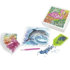 Sentosphere Mosaïque, Sable Et Paillettes<Coffret A Diamanter - Animaux Exotiques