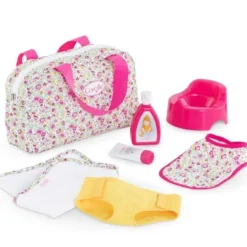 Corolle Faire Comme Les Grands<Coffret Accessoires A Langer Fleuri