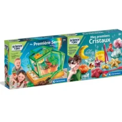 Clementoni Jeux Scientifiques<Coffret Cree Tes Cristaux Et Mes Premiers Triops