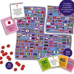 Janod Découvrir Le Monde<Coffret Educatif Cherche Et Trouve - Les Drapeaux
