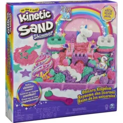 Spin Master Mosaïque, Sable Et Paillettes<Coffret Le Royaume Magique Des Licornes - Kinetic Sand - Sable Magique A Modeler