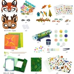 Djeco Découpage, Collage, Pliage<Coffret Multi-Activités Nature