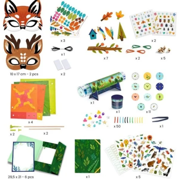 Djeco Découpage, Collage, Pliage<Coffret Multi-Activités Nature
