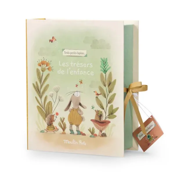 Moulin Roty Coffret Cadeaux, Naissance<Coffret Naissance Trois Petits Lapins