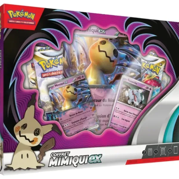 Asmodée Cartes À Collectionner<Coffret Pokemon 4 Boosters - Mimiqui Ex
