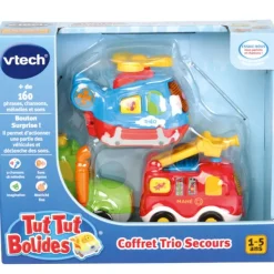 VTech Activités D'éveil<Coffret Vehicules Trio Secours - Tut Tut Bolides
