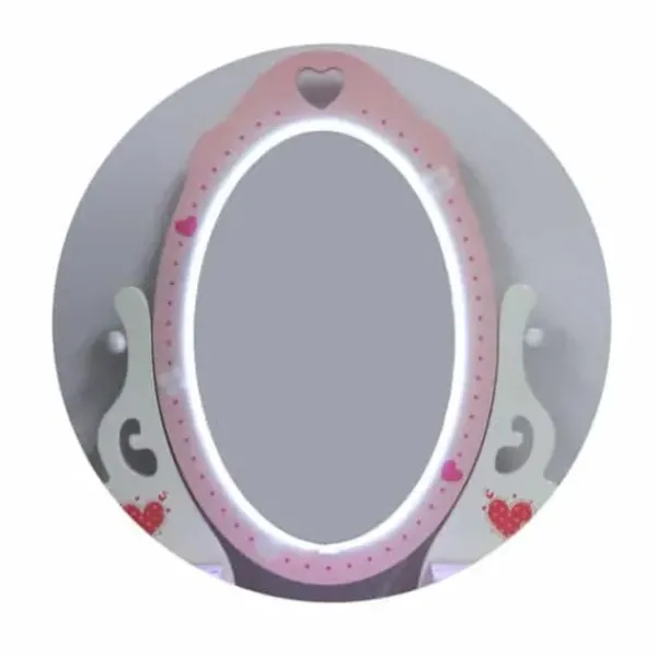 Miss Fashion Faire Comme Les Grands<Coiffeuse En Bois Avec Miroir Led