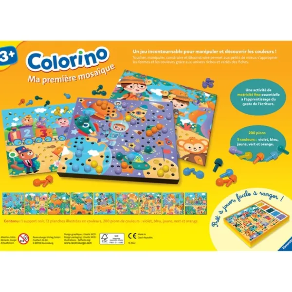 Ravensburger Mosaïque, Sable Et Paillettes<Colorino - Ma Premiere Mosaique