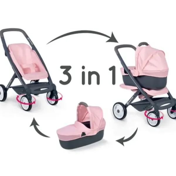 Smoby Poussettes Poupons<Combi Poussette + Landau Maxi-Cosi