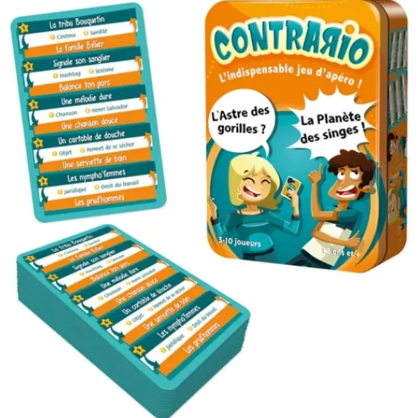 Asmodée Jeux De Voyage<Contrario Boite Metal