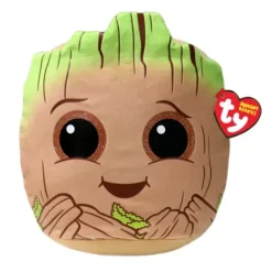 TY Peluches Super-héros Et Personnages<Coussin Squish A Boos Marvel - Groot 40 Cm