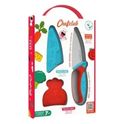 Chefclub Faire Comme Les Grands<Couteau Kids Bleu Et Rouge