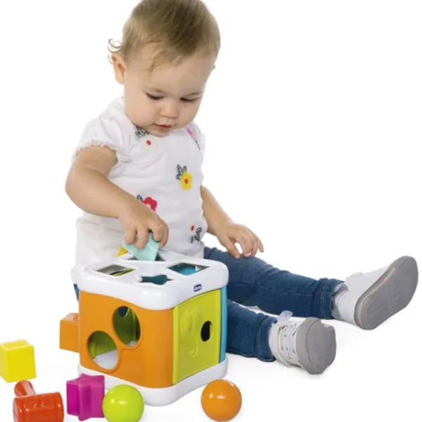Chicco Jouets À Emboîter, À Empiler<Cube A Formes 2 En 1