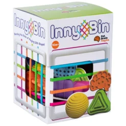 Fat Brain Toys Jouets À Emboîter, À Empiler<Cube A Formes Sensorielles Inny Bin
