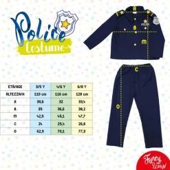 Fancy World Déguisements<Deguisement De Policier 6/8 Ans