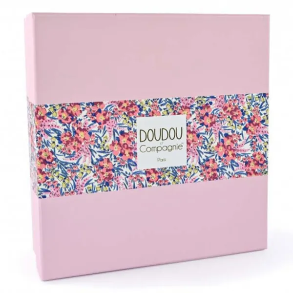 Doudou Et Compagnie Doudous<Doudou Faon Blanc Avec Petales Boh'Aime
