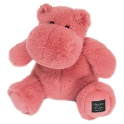 Histoire d'ours Doudous<Doudou Hippopotame Hip'Hug Terracotta 25 Cm