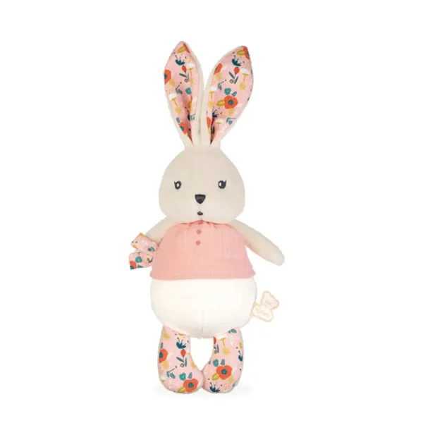 Kaloo Doudous<Doudou Pantin Lapin Coquelicot 25 Cm - Kdoux