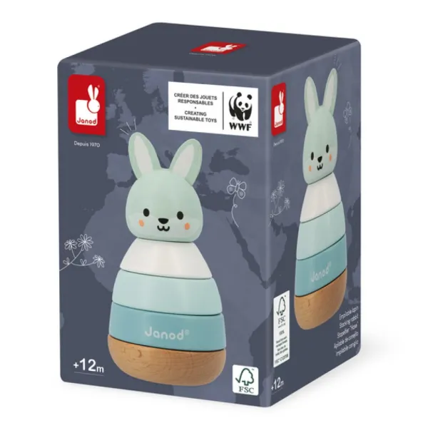 Janod Jouets À Emboîter, À Empiler<Empilable Lapin - Partenariat Wwf®