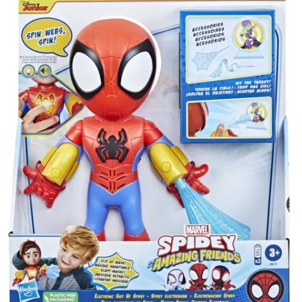 Hasbro Heros & Univers<Figurine Electronique 25 Cm Spidey Marvel