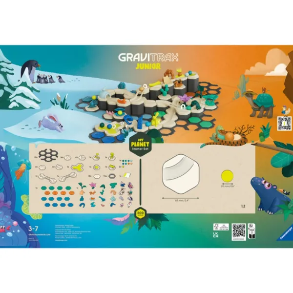 Ravensburger Constructions Magnétiques, Billes<Gravitrax Junior Starter Set My Planet - 4 Themes