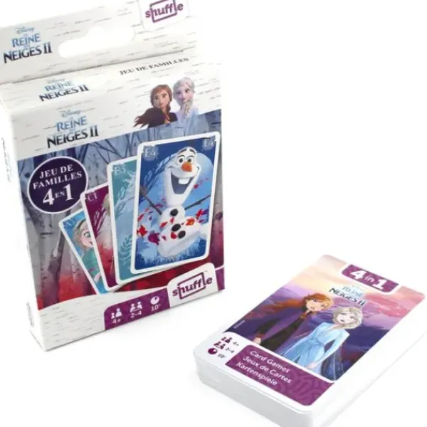Cartamundi Jeux De Cartes<Jeu De 7 Familles 4 En 1 - La Reine Des Neiges