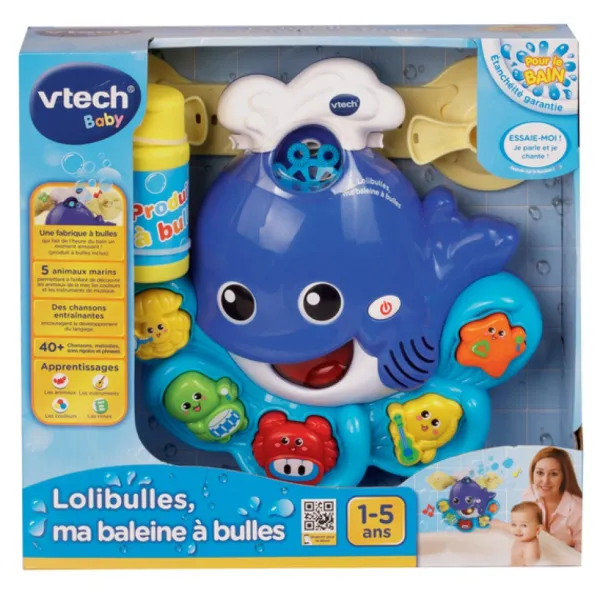 VTech Jouets Pour Le Bain<Jouet De Bain - Lolibulles Baleine A Bulles