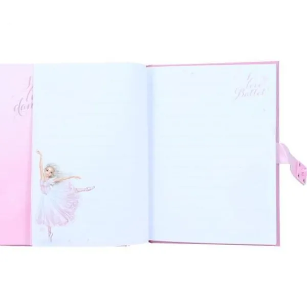 Top Model Bagages Et Papeterie<Journal Intime Avec Code Ballet