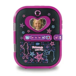 VTech Journal Intime<Journal Intime Electronique Selfie Music Noir Kidisecrets