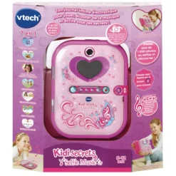 VTech Journal Intime<Journal Intime Electronique Selfie Music Rose Kidisecrets