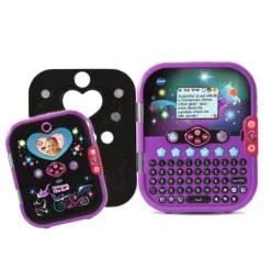 VTech Journal Intime<Journal Intime Kidisecrets Selfie Music 2.0 Noir