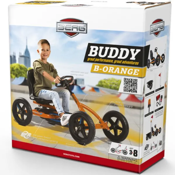 BERG Karts À Pédales<Kart A Pedales Buddy B-Orange