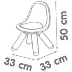 Smoby Décoration De La Chambre<Kid Chaise Grise