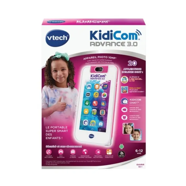VTech Tablettes Et Téléphones<Kidicom Advance 3.0 Blanc Et Rose