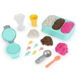 Spin Master Mosaïque, Sable Et Paillettes<Kinetic Sand - Coffret Delices Glaces - Sable Magique A Modeler