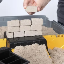 Spin Master Mosaïque, Sable Et Paillettes<Kinetic Sand - Mallette De Construction - Sable Magique A Modeler