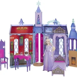 Mattel Maisons De Poupee<Le Chateau D'Arendelle Et Sa Poupee Elsa - La Reine Des Neiges