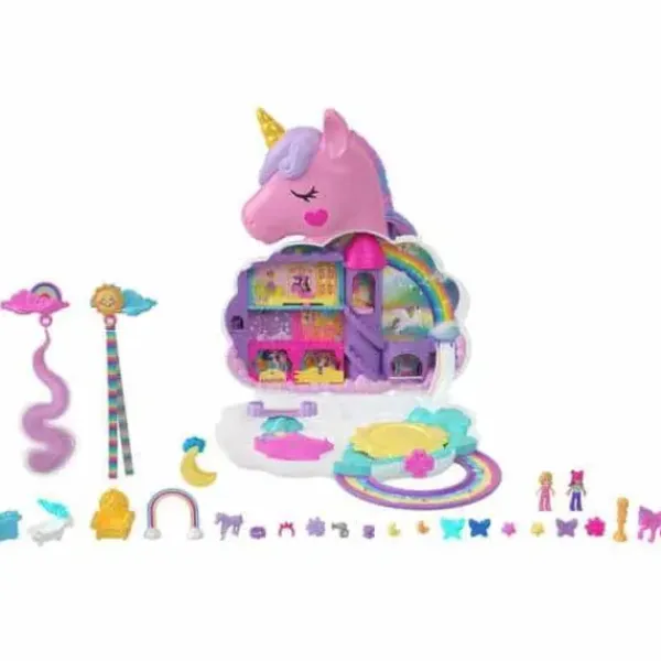 Mattel Figurines<Le Salon Licorne Arc-En-Ciel - Polly Pocket