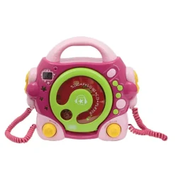 Music Star Micros Et Karaoké<Lecteur Cd 2 Micros Rose
