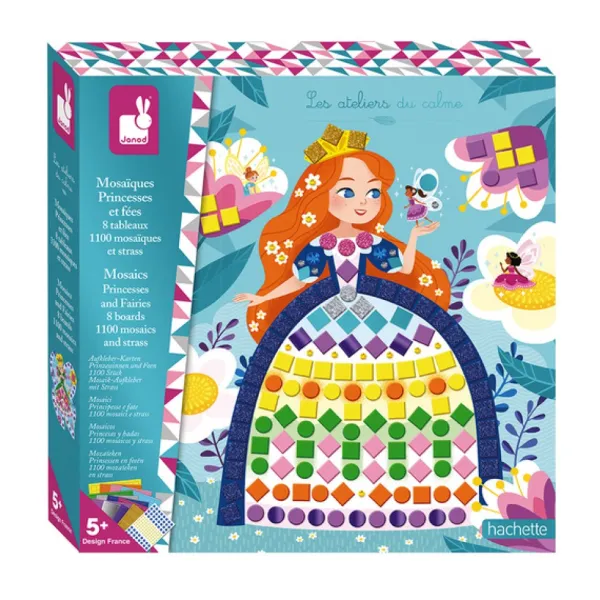 Janod Mosaïque, Sable Et Paillettes<Les Ateliers Du Calme - Mosaiques Princesses Et Fees