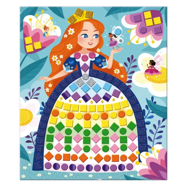 Janod Mosaïque, Sable Et Paillettes<Les Ateliers Du Calme - Mosaiques Princesses Et Fees