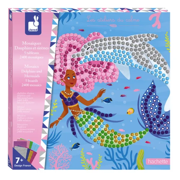 Janod Mosaïque, Sable Et Paillettes<Les Ateliers Du Calme - Mosaique Sirenes Et Dauphins