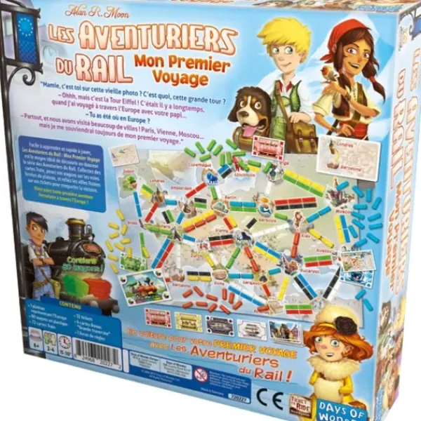 Asmodée Jeux De Stratégie<Les Aventuriers Du Rail-Mon Premier Voyage